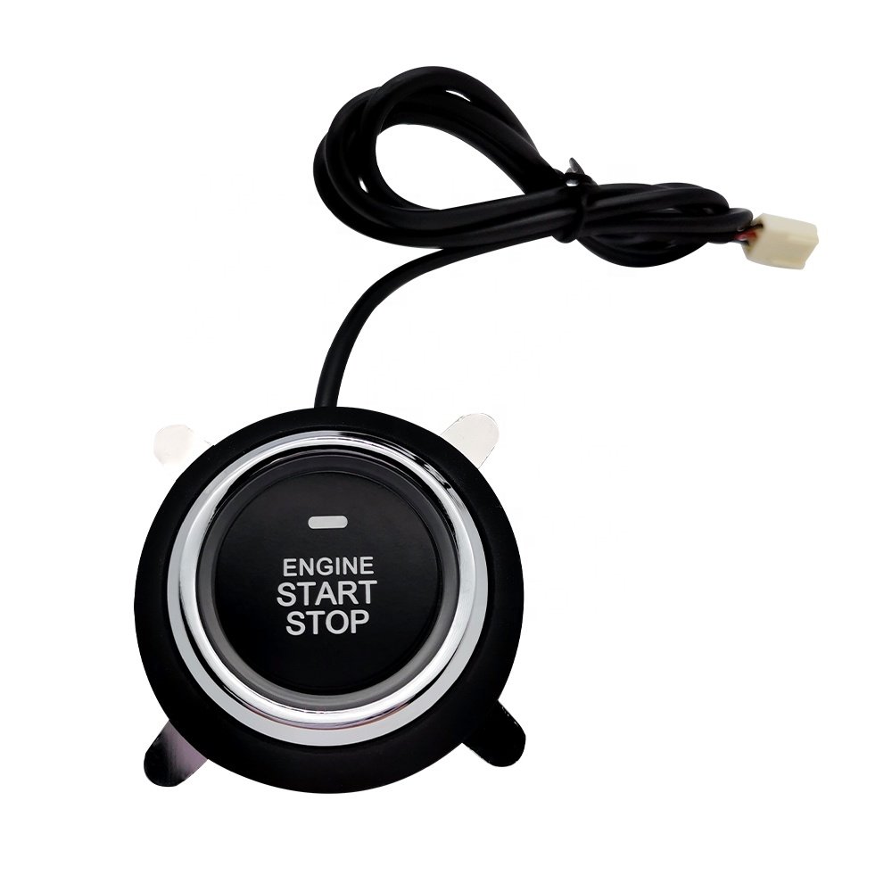 CARQSENG Button Start Engine Keyless Entry RFID Lock Unlock Ignition System for Car Hot Sale DC12V Car Finding Remote Starter