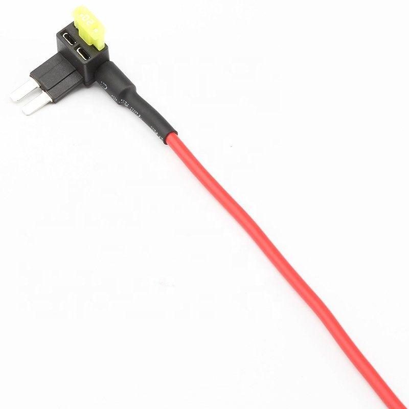 ATA Micro 2 Blade Style Double Slot Add a Circuit Fuse Tap Connector Adapter Inline Fuse Holder 32V DC Low Voltage for Marine