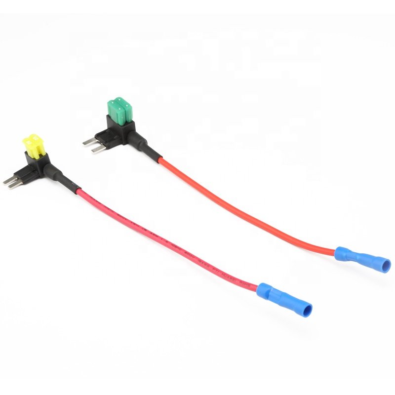 ATA Micro 2 Blade Style Double Slot Add a Circuit Fuse Tap Connector Adapter Inline Fuse Holder 32V DC Low Voltage for Marine