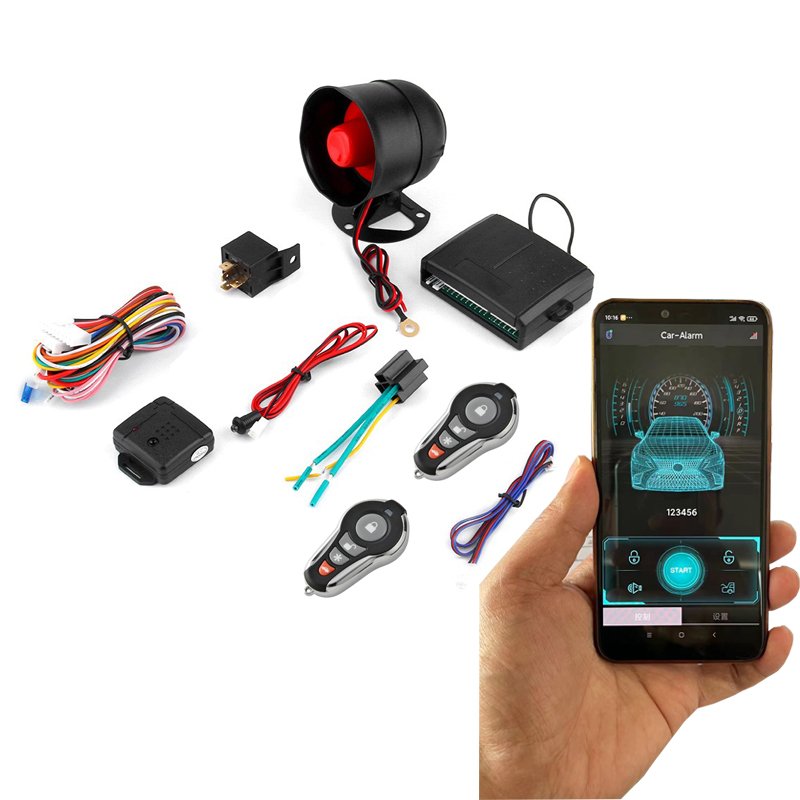 Car Security Keyless Entry Smart Phone Car Alarm Mobile App PKE Lock Unlock Car Anti-theft
