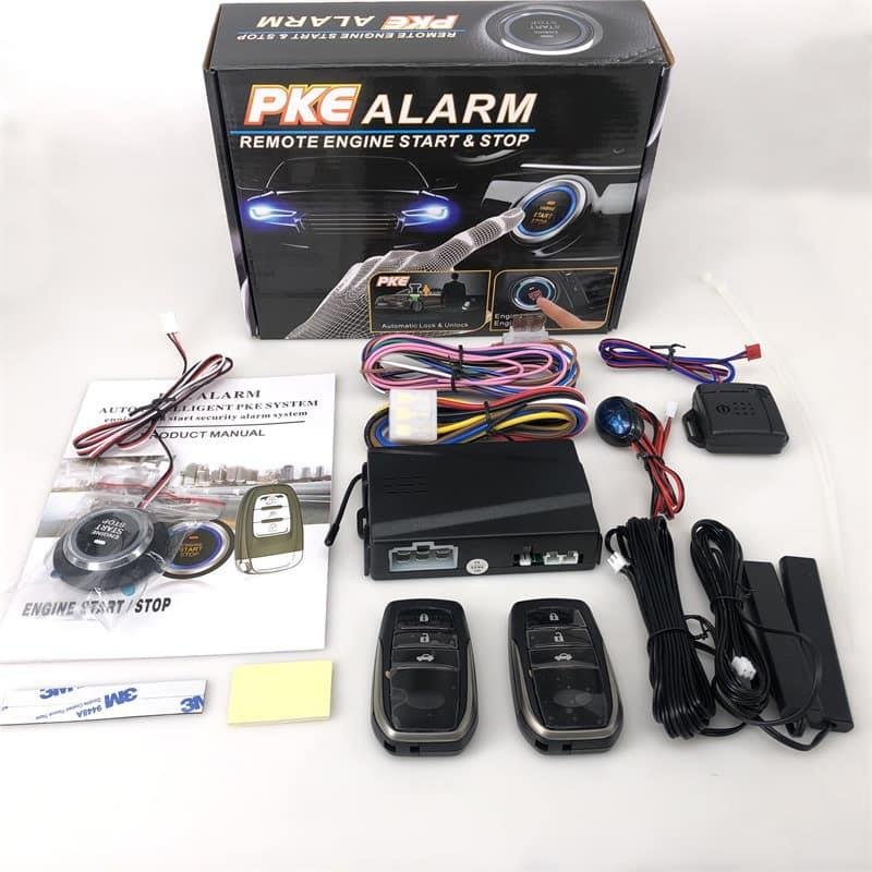 Factory Wholesale PKE Alarm System Push Button Start Stop Remote Engine Start Keyless Entry System
