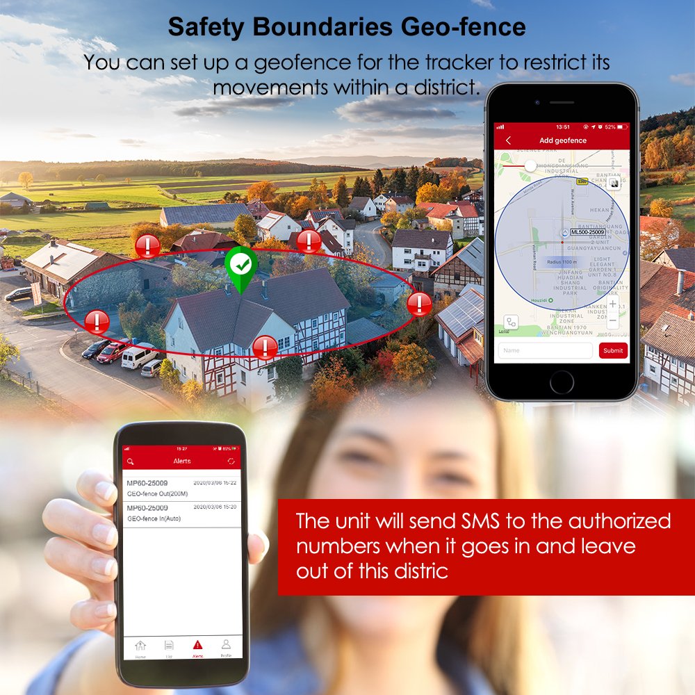 Asset Gps Tracking MiCODUS ML500 Large Battery Magnetic Tracker Wireless Rechargeable Portable Gps With Temperature Sensor