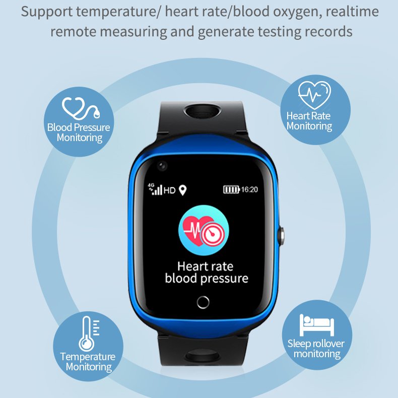 Hot Factory Direct Elders Personal GPS Tracker Pendant Emergency FA66S 4G Watch Phone Smart Band GPS Watch with SOS