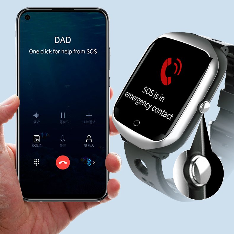 Hot Factory Direct Elders Personal GPS Tracker Pendant Emergency FA66S 4G Watch Phone Smart Band GPS Watch with SOS