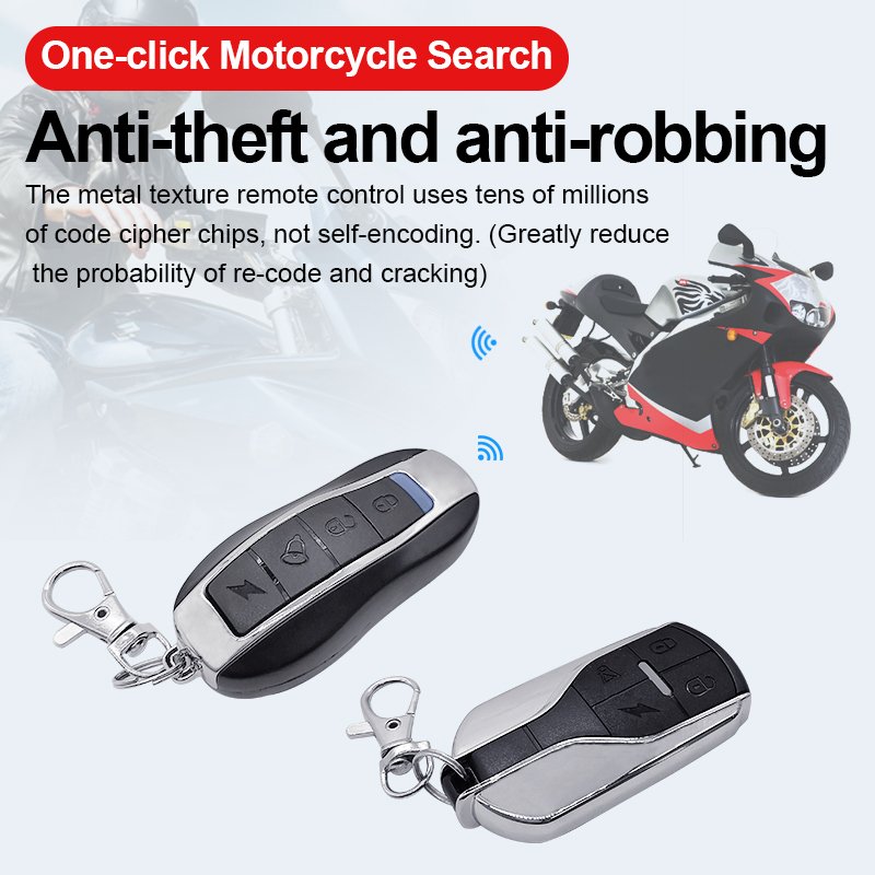 Wholesale Universal Motorcycle Alarm With Keyless Horn Sound Alarm Car Motorbike Safety System