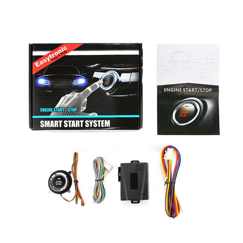 12V Auto Car Engine Start Stop Push Button Ignition Starter Switch Keyless Entry System Alarm Car System