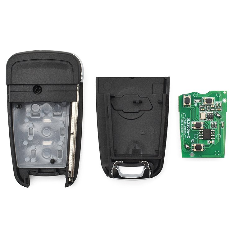 Chevistar 433MHZ 4 Button Remote Smart Key Modified Flip Remote Control for C-hevrolet Car Alarm