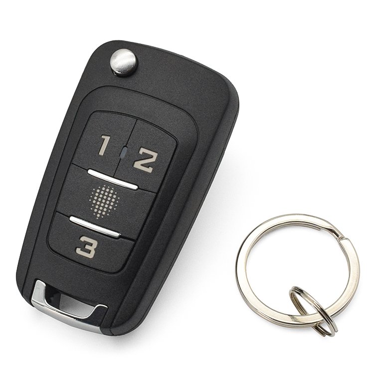 Chevistar 433MHZ 4 Button Remote Smart Key Modified Flip Remote Control for C-hevrolet Car Alarm