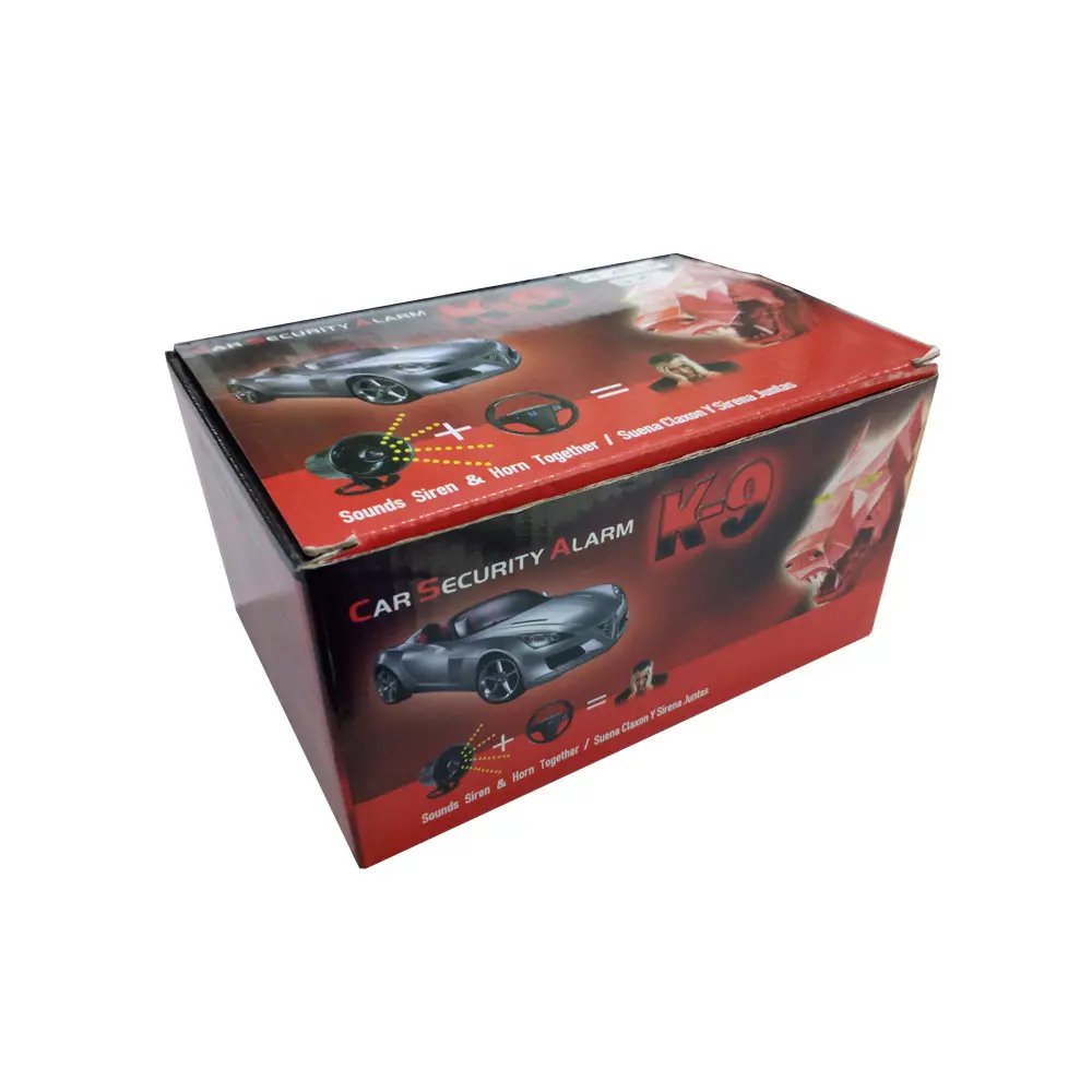 K9 Brand Car Alarm Security System Hot Sell South America One Way Shock Alarm Vehicle Anti Theft Universal System