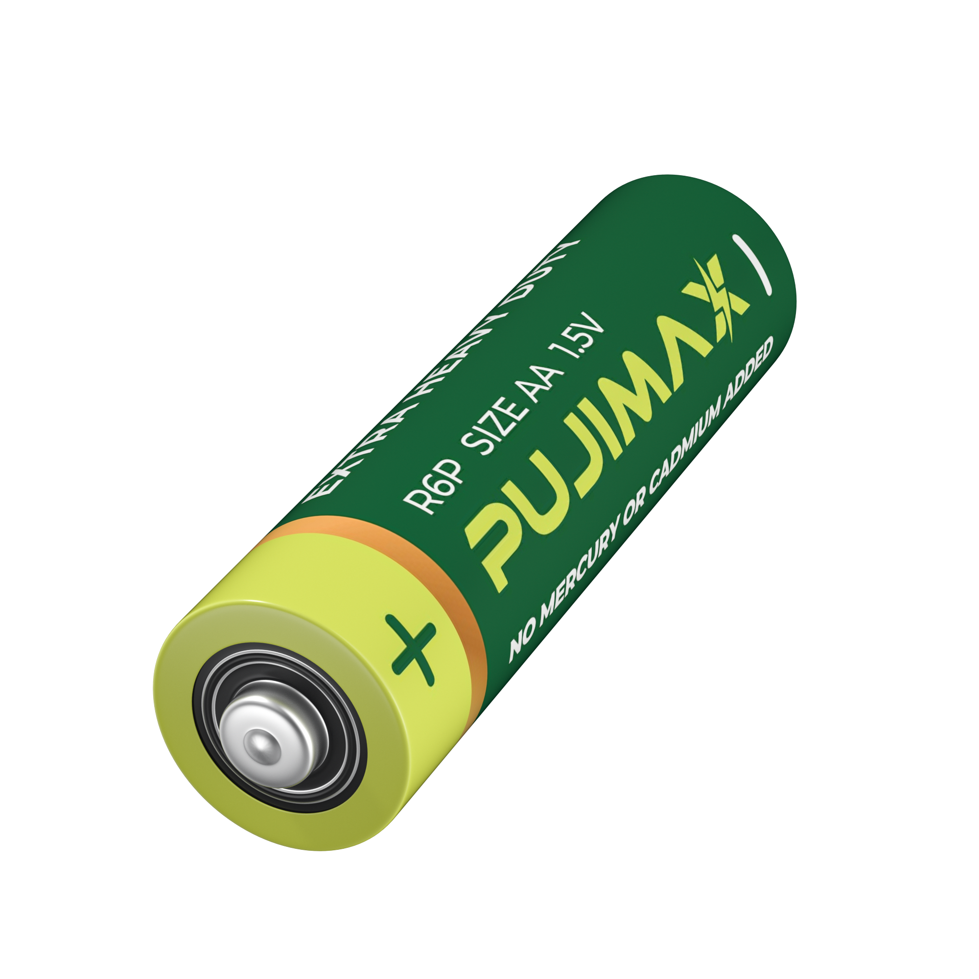 PUJIMAX 6Pcs AA Carbon Battery R6P 1.5V Dry Extra Heavy Duty Batteries Pack for Mouse Keyboard Remote Control Alarm Clock