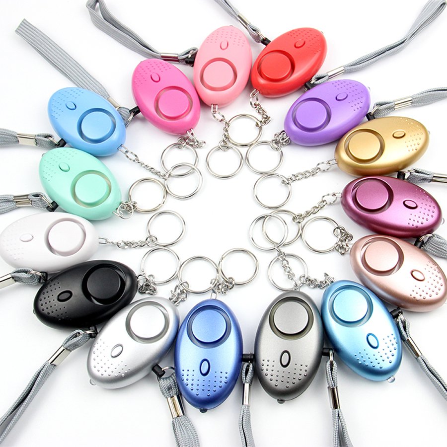 Cute 8CM Sleeping Baby Doll Keychain Fur Ball Key Chain Fluffy Car Keyring Bag Safety Device Pocket Personal Alarm