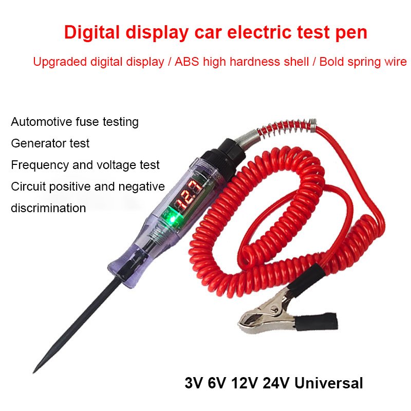 Factory Hot Sale Car Circuit Measuring Pen LED12-24v Line Detection and Maintenance of Car Pen