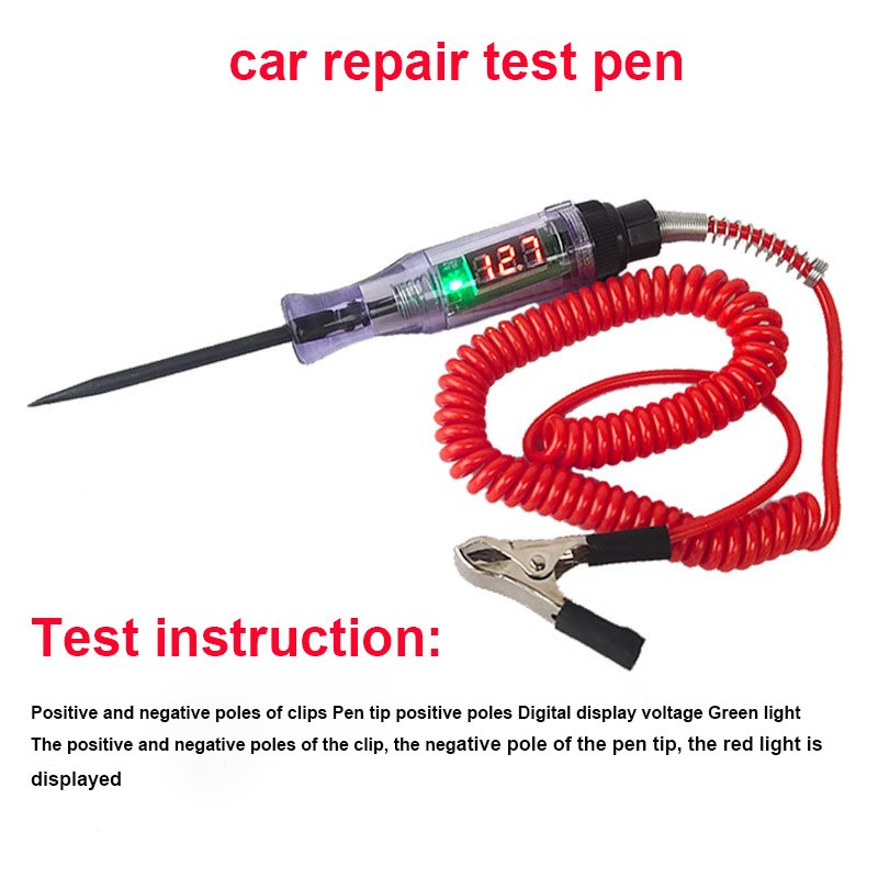 Factory Hot Sale Car Circuit Measuring Pen LED12-24v Line Detection and Maintenance of Car Pen