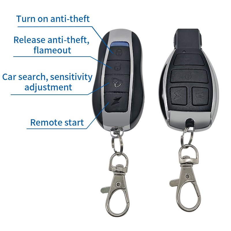 Motorcycle Talking Alarm System Supports Multiple Languages Remote Engine Start Stop Motorcycle Alarm Immobilizer