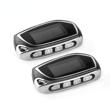 LR AUTO Car Anti-theft Alarm 1500 Meters Two-way One-key Start Vibration Remote Control Central Control Lock