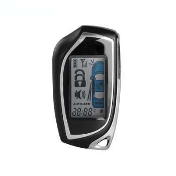 LR AUTO Car Anti-theft Alarm 1500 Meters Two-way One-key Start Vibration Remote Control Central Control Lock