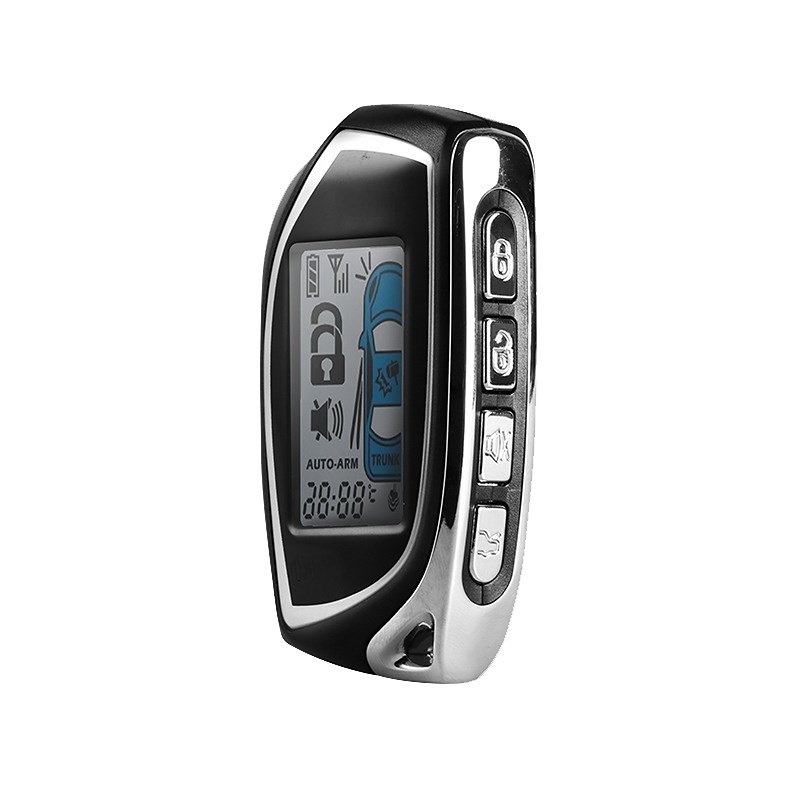 LR AUTO Car Anti-theft Alarm 1500 Meters Two-way One-key Start Vibration Remote Control Central Control Lock