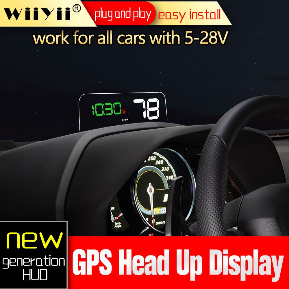 T900 New Car Shenzhen Wins Novelty GPS Car HUD Tpms Display GPS Tracking Device Universal for Auto Electronic