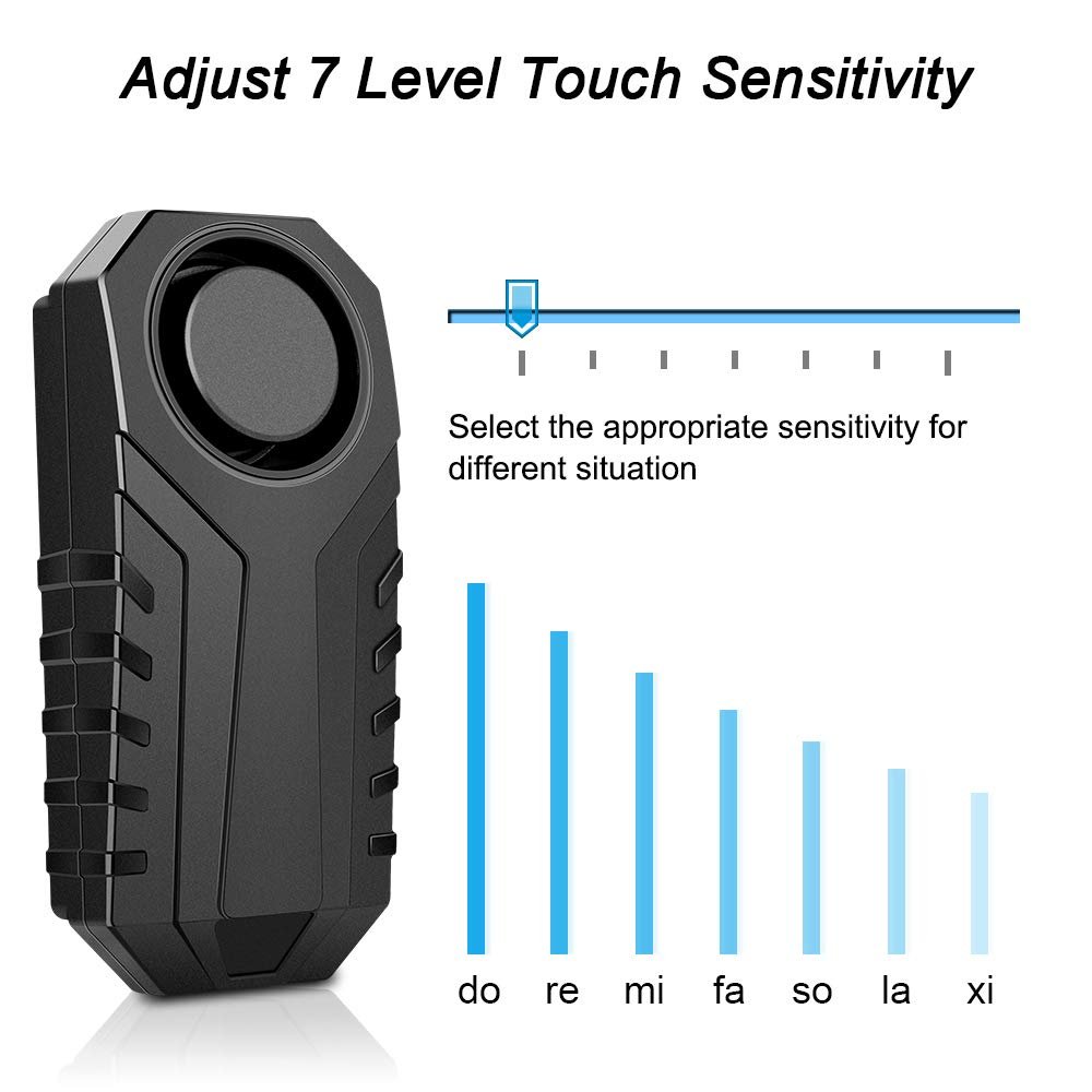 Wholesale Wireless Vibration Monitor Bike Anti-theft Alarm with Remote Control Best Seller 113dB Bike Alarm