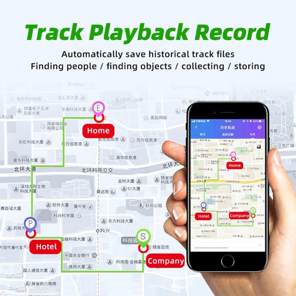 GreenYi Wireless Intelligent Precision Positioning Car Motorcycle Anti-theft Beidou Tracker GPS Positioner Real-life Map
