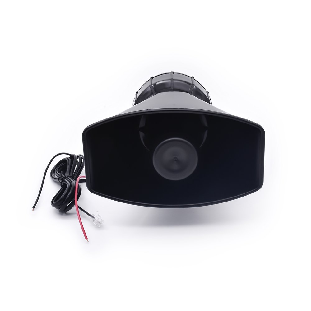 7-Sound Loud Car Warning Alarm Truck Portable Alarm Loudspeaker 12V Siren Air Horn Megaphone Car Horn 110DB