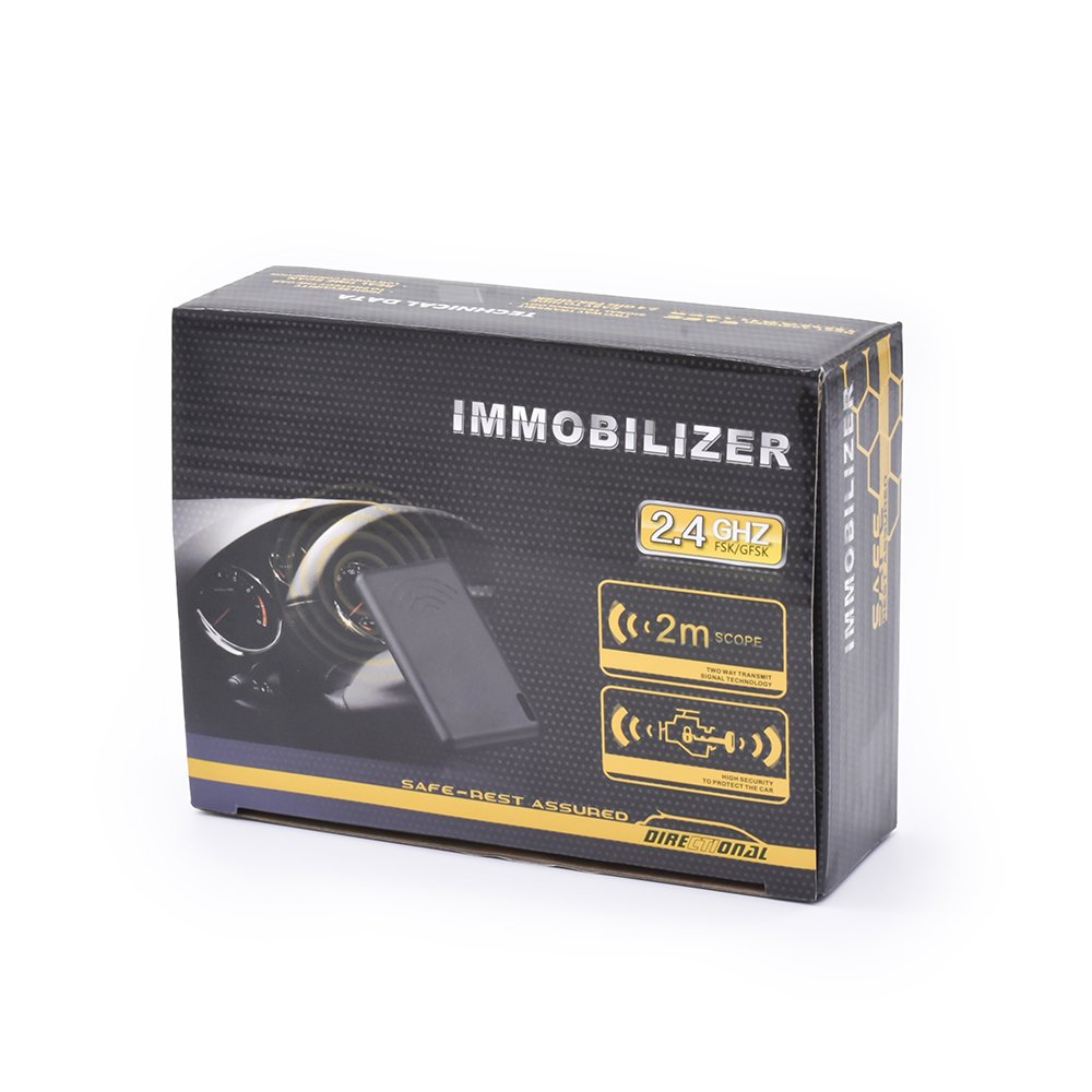Auto Anti-hijacking Inmovilizador RFID 2.4 Ghz Black DC 12V Universal Car Alarm System Alarma Para Auto Car Immobilizer