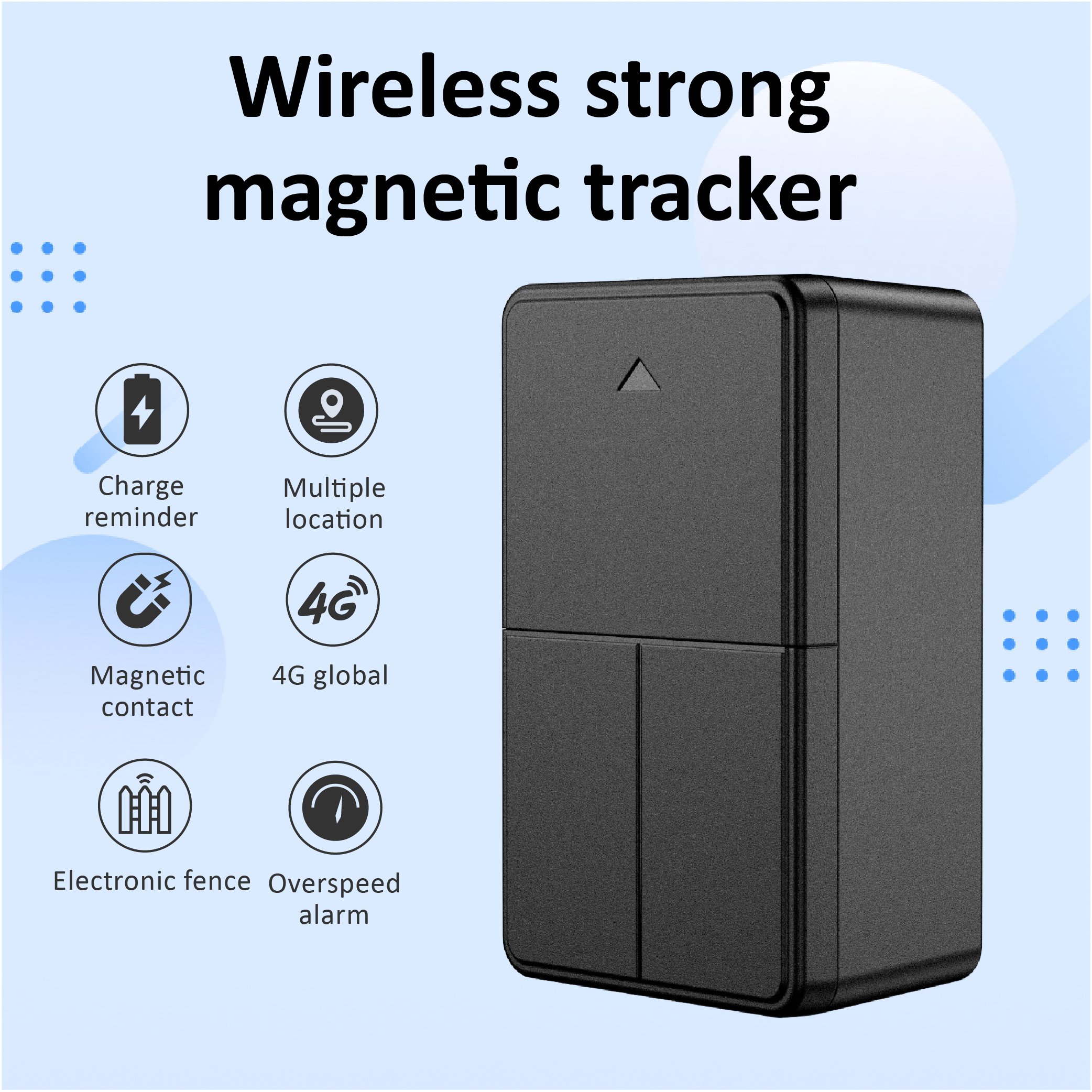 ZOOBII Q13 Mini Car Tracker 4800mAh 4G Wireless GPS Location Device Temperature Sensor Real Time GSM Magnetic Car GPS