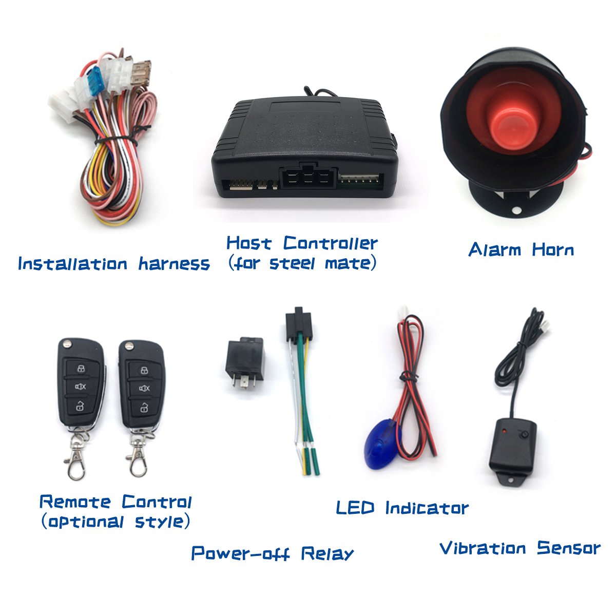 CARQSENG High Quality One Way Car Alarms System