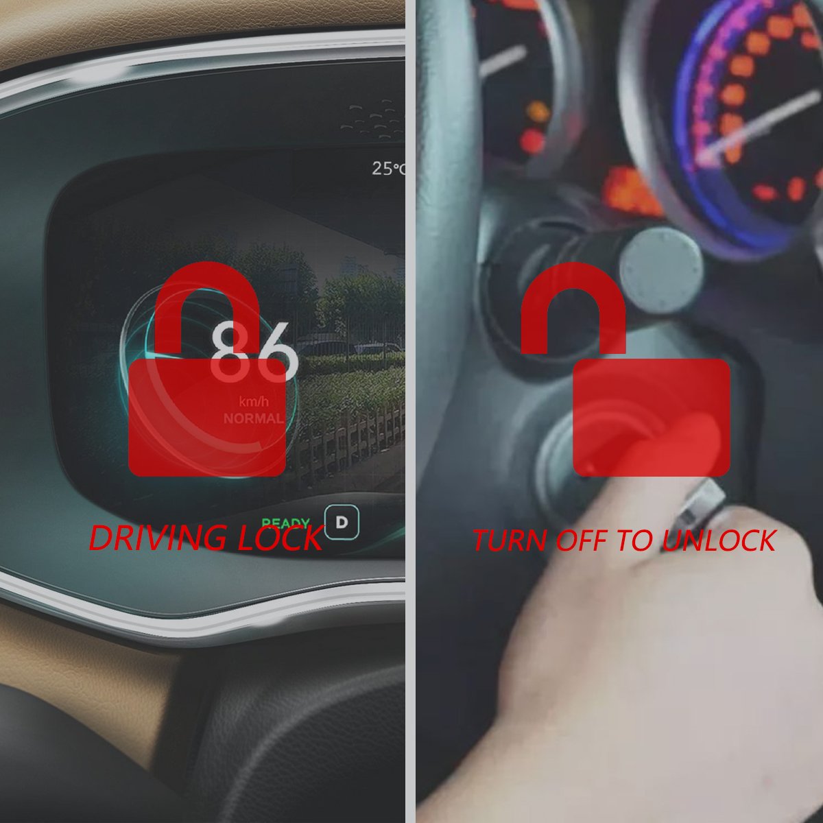 CARQSENG High Quality One Way Car Alarms System