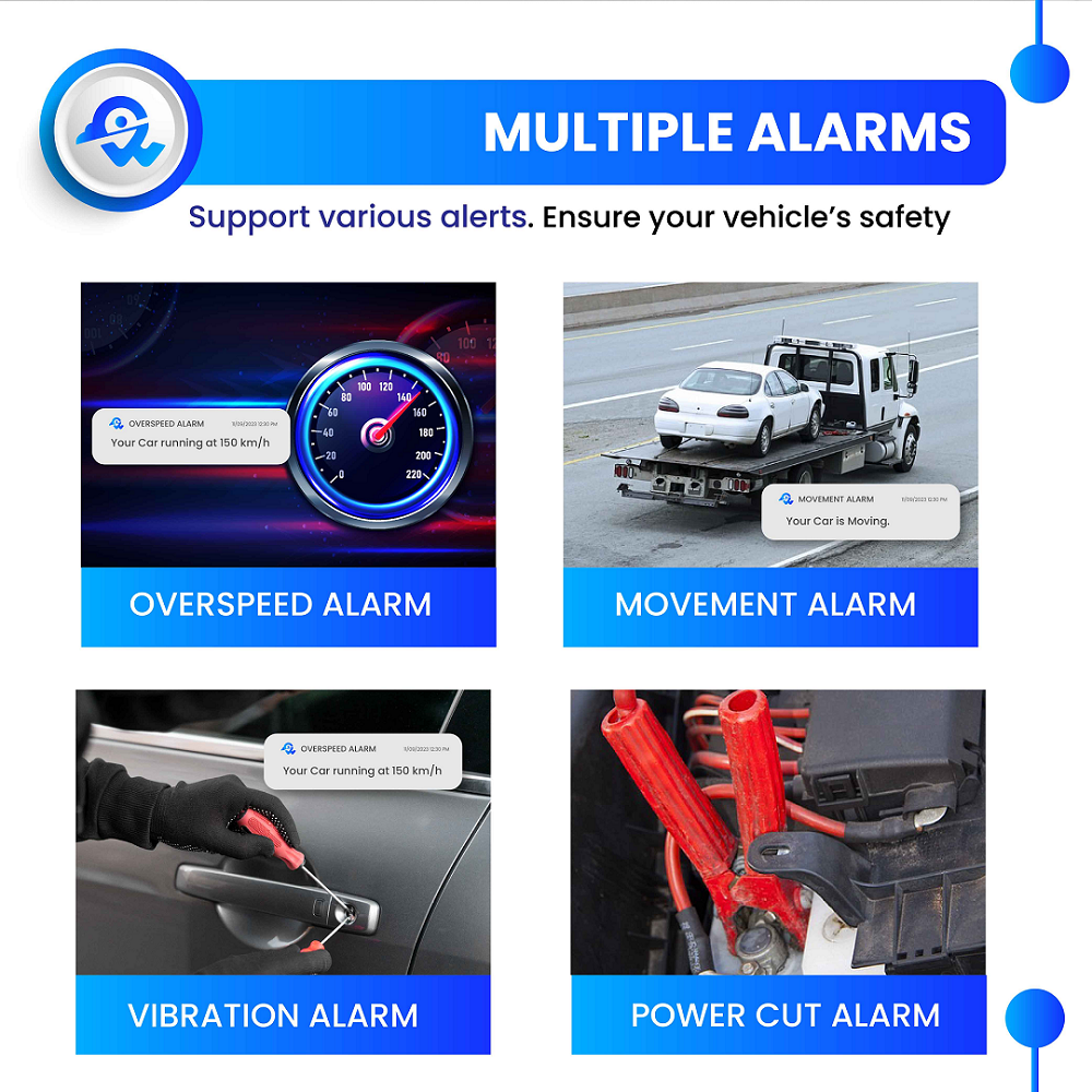4G Wire Connect Burglar Alarm Car Monitor Vehicle Mini GPS Tracking System GPS Car Tracker