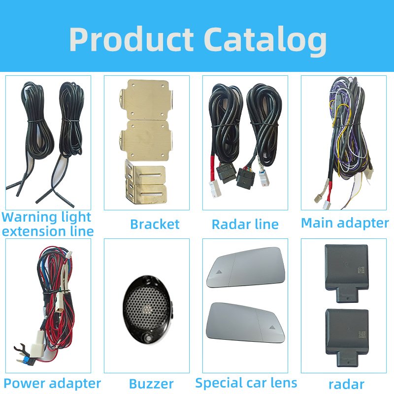 For Mercedes Benz Car W204 W212 W176 Cls W164 Bsd Blind Spot Mirror 77GHz Microwave radar Bsm Lane Change Assistance Detection