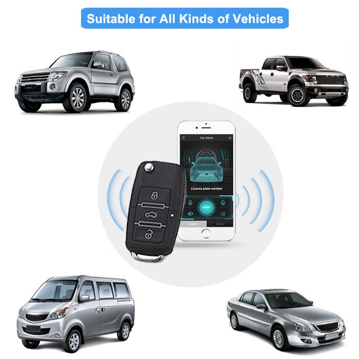 Universal Car Remote Central Kit Door Lock Vehicle Keyless Entry Car Alarm System