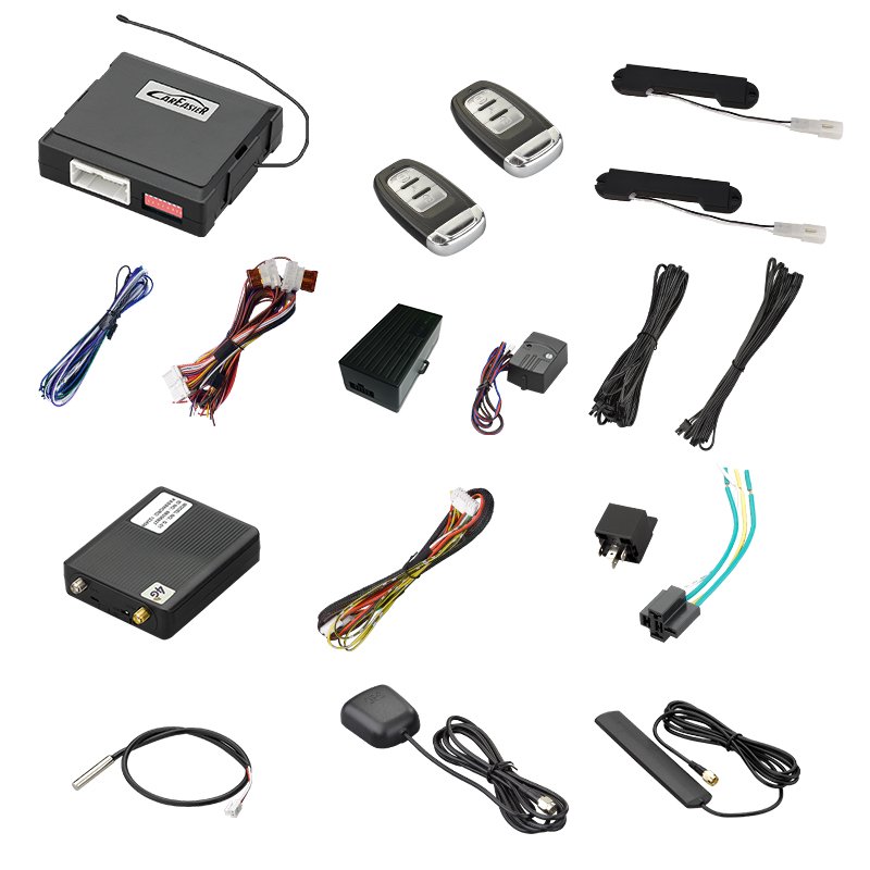 4G GPS/GSM Smartphone APP PKE Car Alarm Remote Starter System for Car with OEM (original) Smart Key Push Start