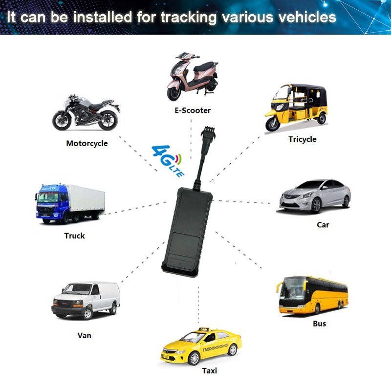 4G Vehicle Fleet Management in Stock Support ACC Alarm APP GPS Gadget Tracker