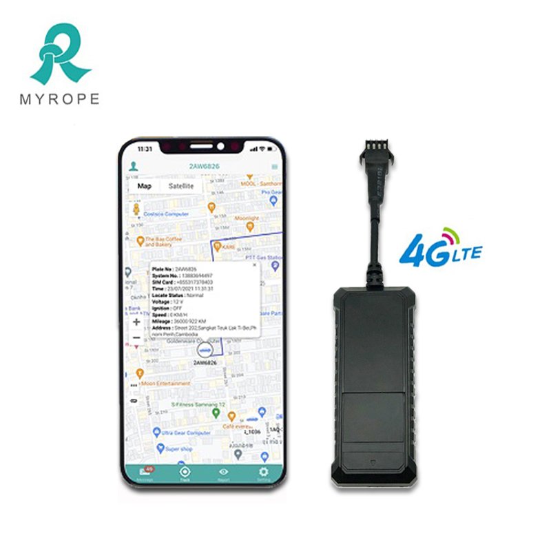 4G Vehicle Fleet Management in Stock Support ACC Alarm APP GPS Gadget Tracker