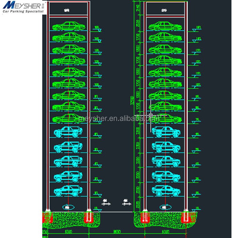 Mechanical Car Parking System With Short Debugging Time Parking Resolution