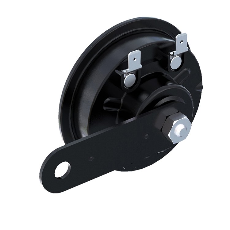 Wholesale 12V Car Snail Horn Super Loud Hot Electric Auto Horn Condition Aluminum Material New Black Car Audio System Gua 2-way