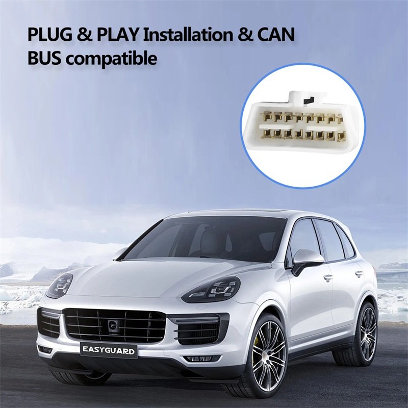 EASYGUARD CAN BUS PKE Remote Starter Fit for Boxster 2005-2012/ Boxster 2012-2014 Proximity Lock Unlock Keyless Go