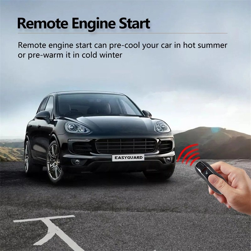 EASYGUARD CAN BUS PKE Remote Starter Fit for Boxster 2005-2012/ Boxster 2012-2014 Proximity Lock Unlock Keyless Go