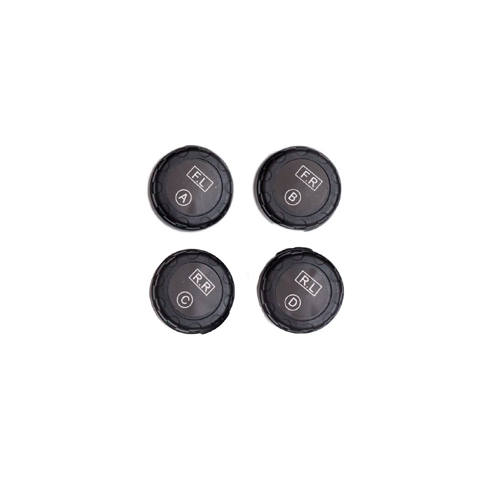 Solar Powered Car Tire Pressure Monitoring System with Digital Display Waterproof Temperature Alarm and Warning Features