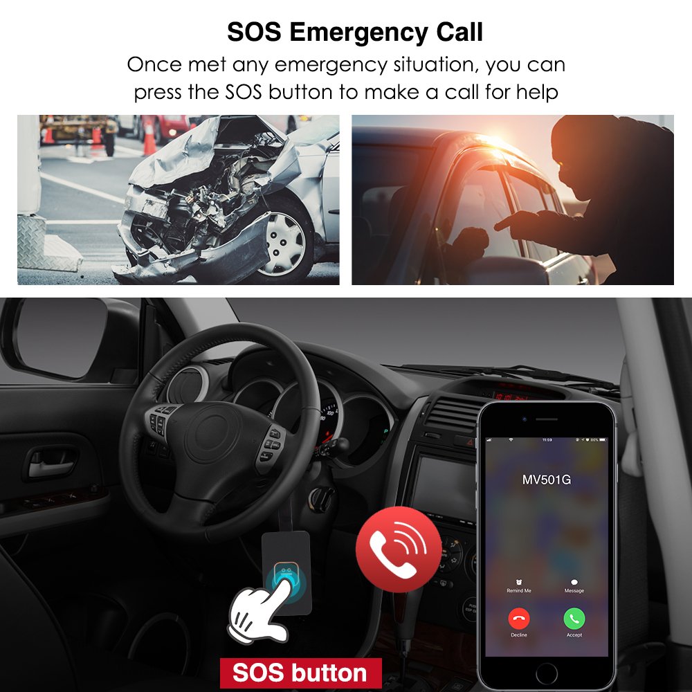 Free APP MiCODUS MV510G SOS Voice Monitor 4G Car Gps Locator Gps Tracker Engine Off Real Time Tracking Devices for Motorcycle