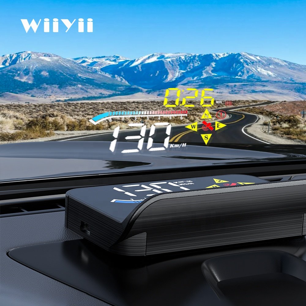 WiiYii 2025 M17 Head Display Digital Speedometer 5 Inch LED Smart Gauge OBD+GPS Works Great Most Cars Including Trucks Hot Sale