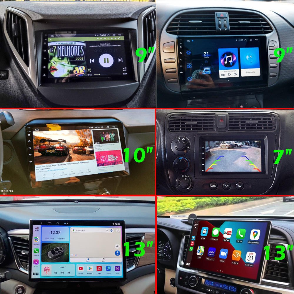 Android 12 Double Din Car Stereo with 1+32G Apple Carplay Android Auto IPS 9" Touch Screen Car Radio with Mirror Link Bluetooth