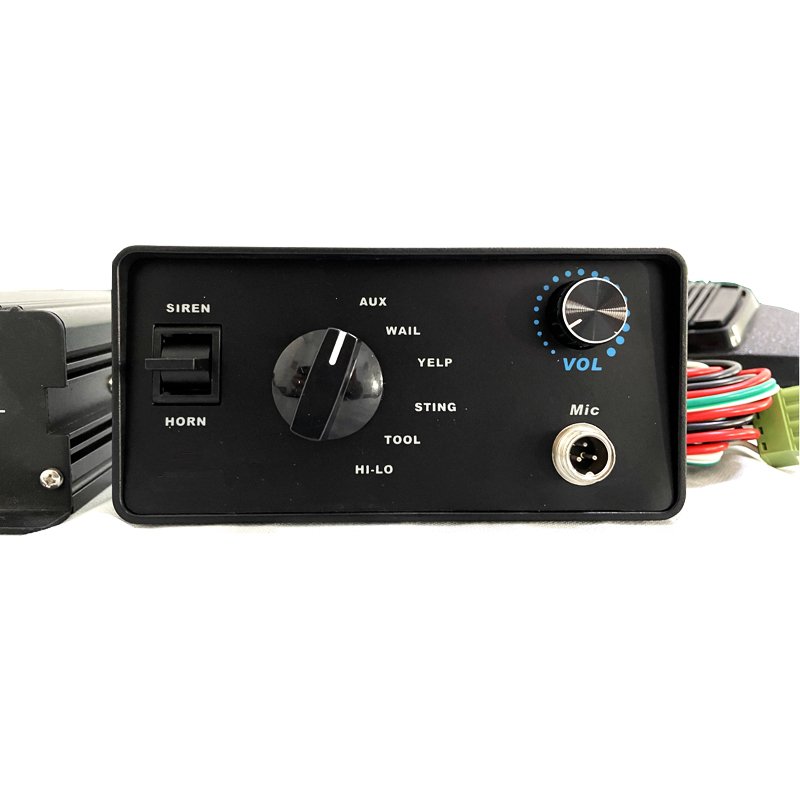 New 100W Vehicle Motorcycle Alarm Siren Amplifier with 7 Tones Vehicle Motorcycle Alarm Systems