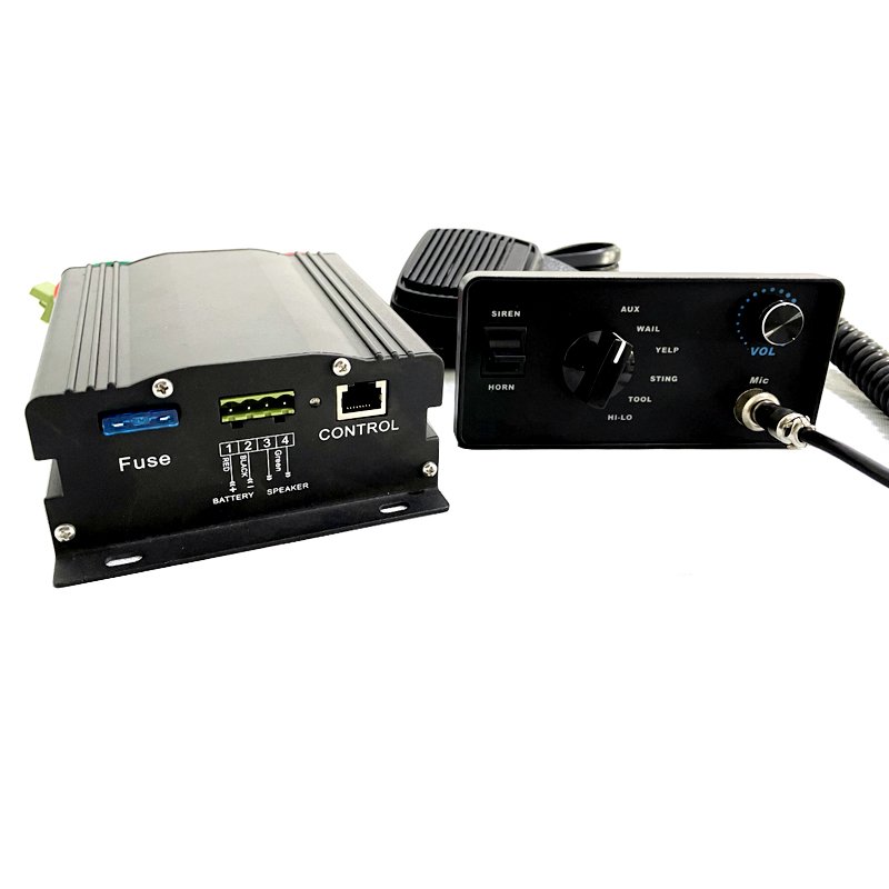 New 100W Vehicle Motorcycle Alarm Siren Amplifier with 7 Tones Vehicle Motorcycle Alarm Systems