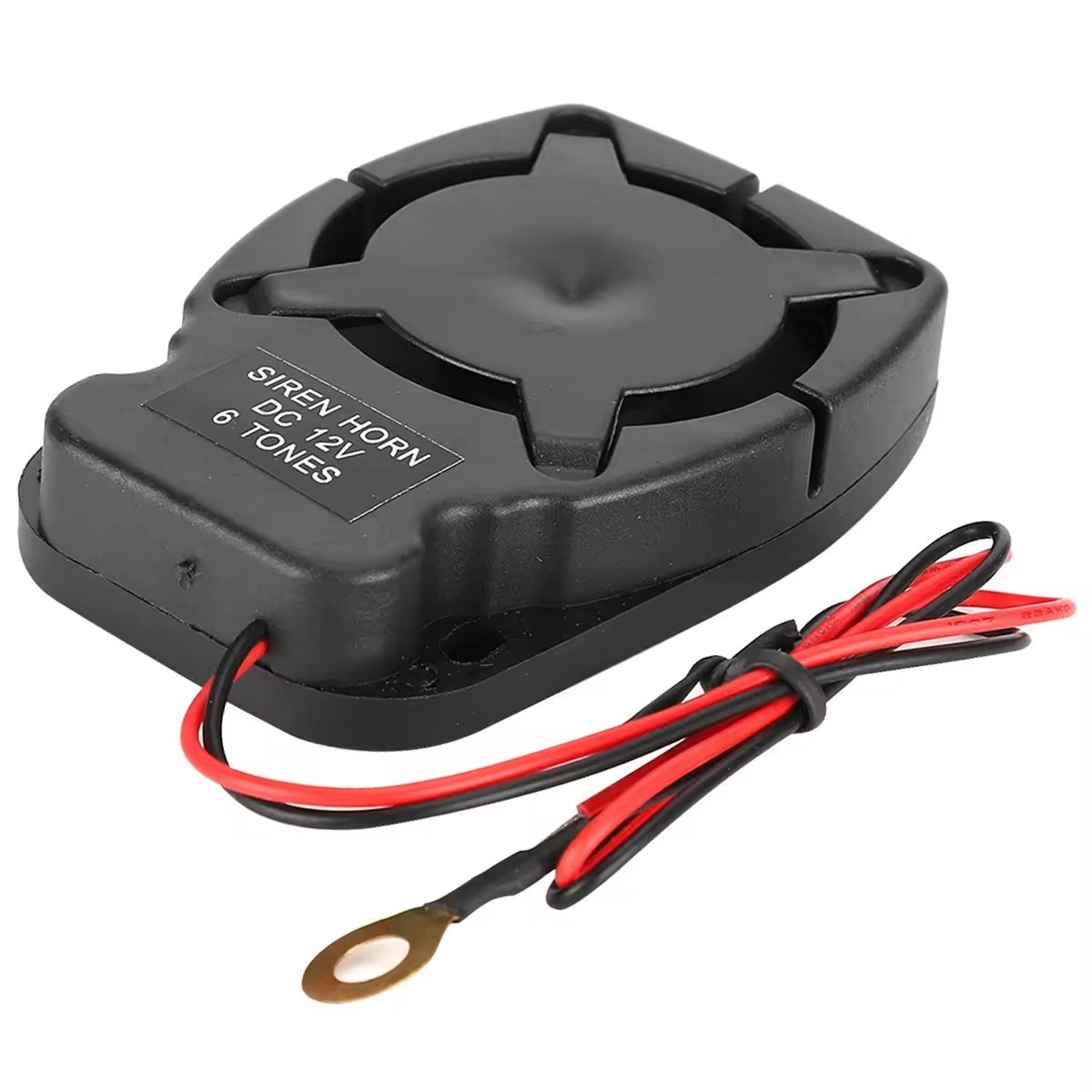 110db Car Alarm Speaker DC12V Car Vehicle Anti-Theft Alarm Speaker Horn 6 Sound 110db Security System Accessories Alarm