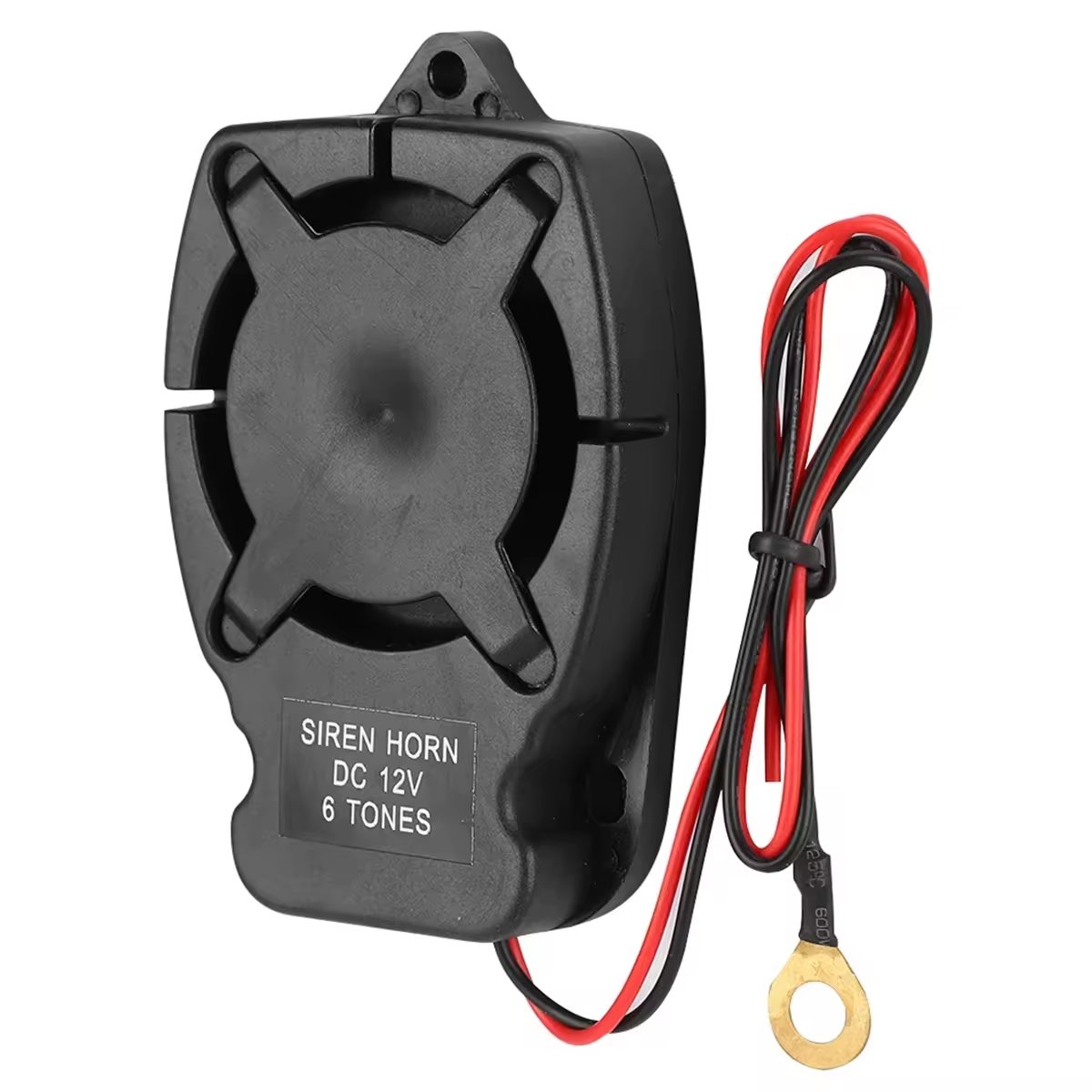 110db Car Alarm Speaker DC12V Car Vehicle Anti-Theft Alarm Speaker Horn 6 Sound 110db Security System Accessories Alarm