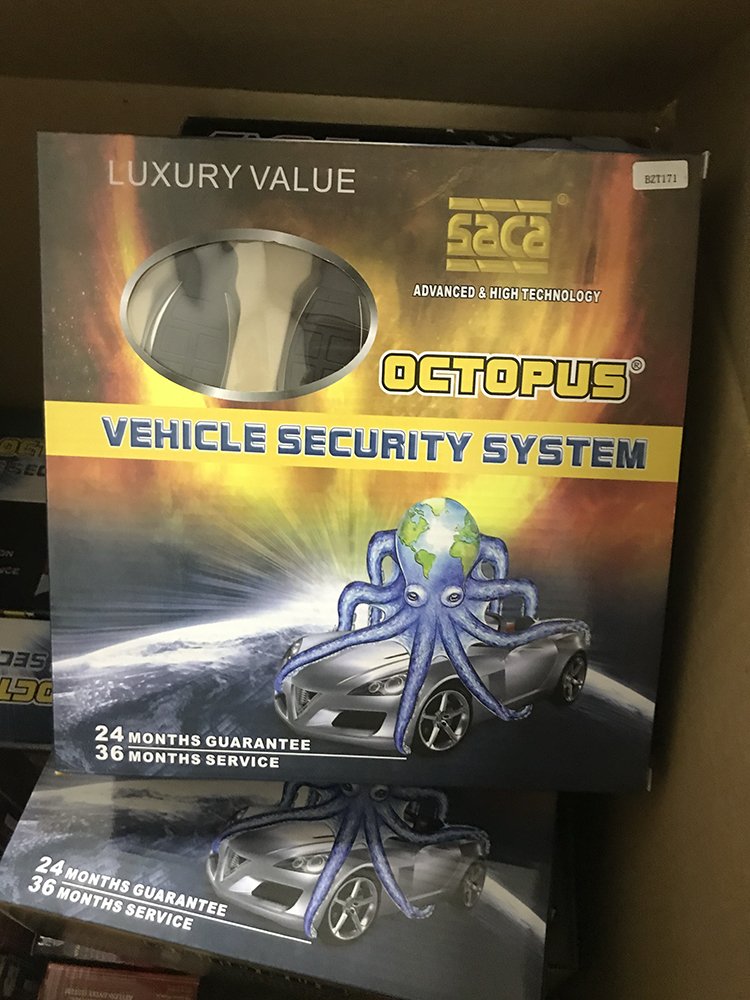 High Quality Octopus Anti Theft Security Universal Octopus Car Alarm System with Alarming