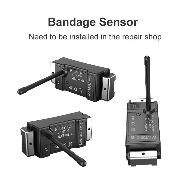 Internal up to 24 Tires Ternal PasteType Sensors Truck TPMS Alarm System Tyre Pressure Monitoring System