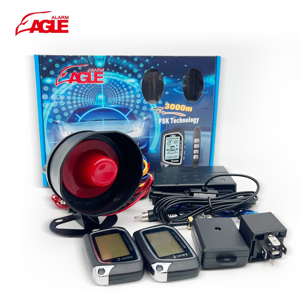 Newest Custom Sensor Anti Theft High Tech Engine Starter Remote Start Can Bus Security System Two Way Car Alarm